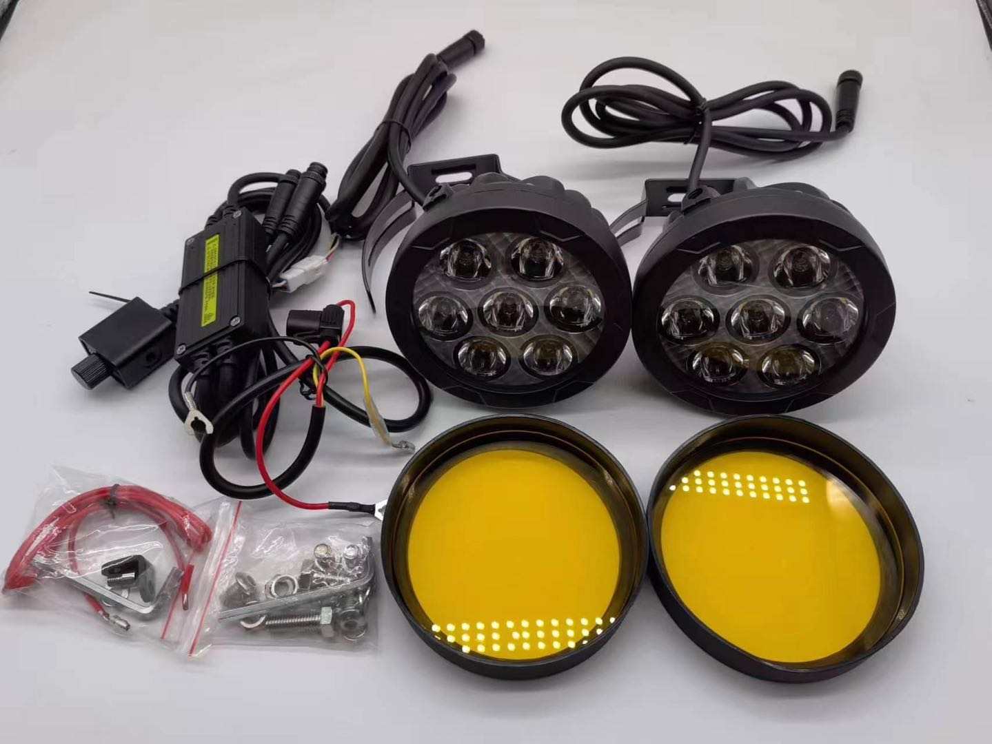 motorcycle auxiliary light 7led