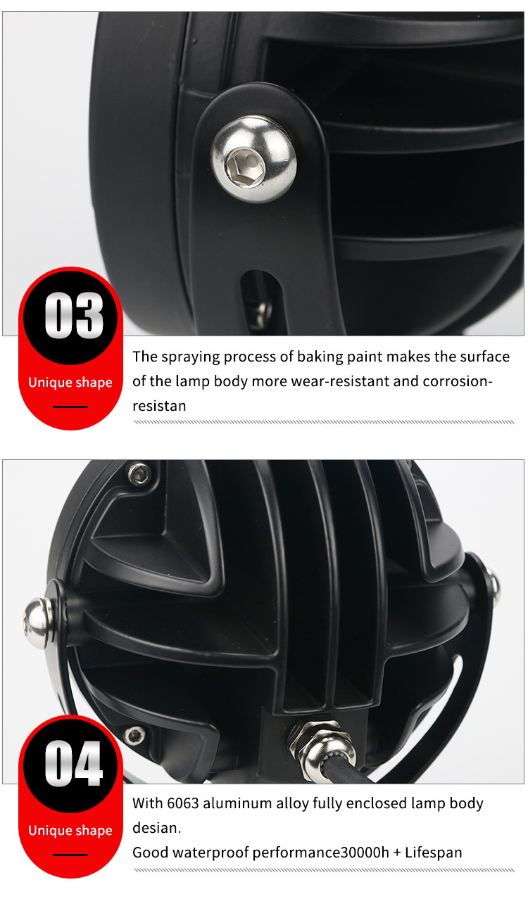 motorcycle auxiliary light 7led