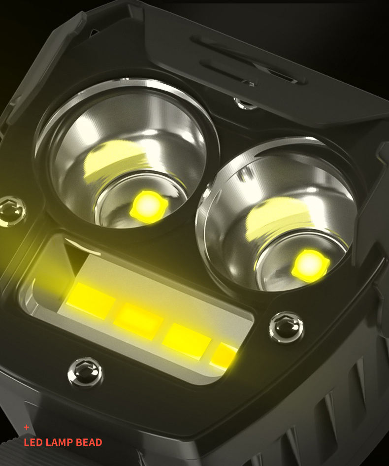 motorcycle fog light aluminum housing heat dissipation design
