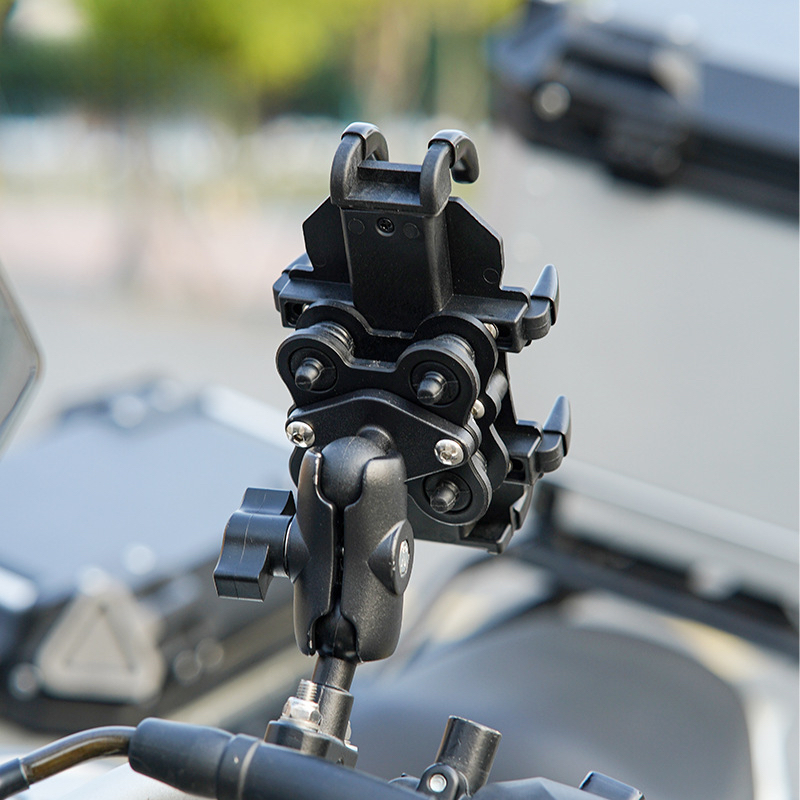 f0108 motorcycle phone holder for scooter and motorcycle Motorcycle Phone Holder Back View
