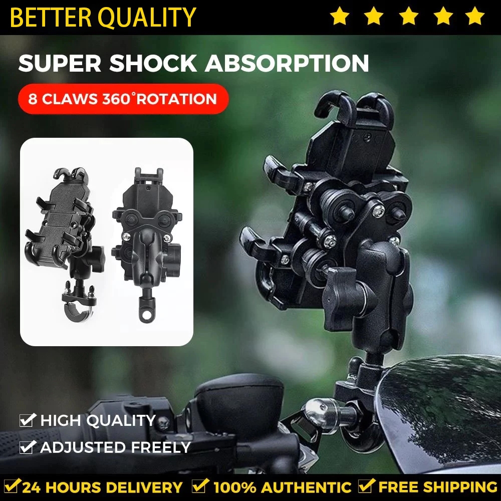 f0108 motorcycle phone holder for scooter and motorcycle Motorcycle Phone Holder Detail