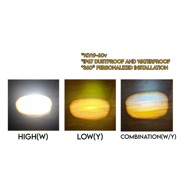 40w high lumen motorcycle led auxiliary driving light (4)