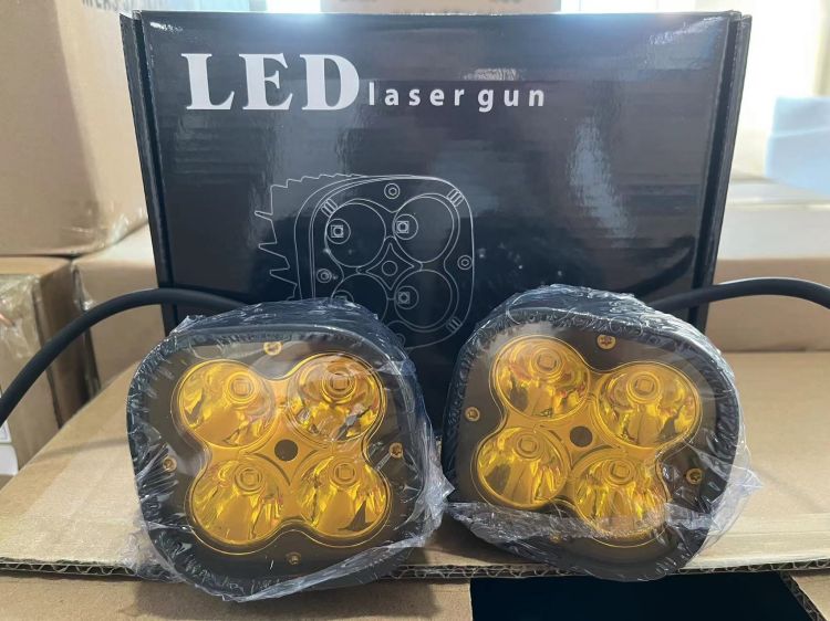 40w high lumen motorcycle led auxiliary driving light package