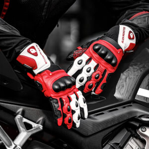 ce winter motorcycle gloves red