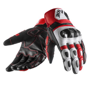 all season carbon fiber motorcycle gloves red