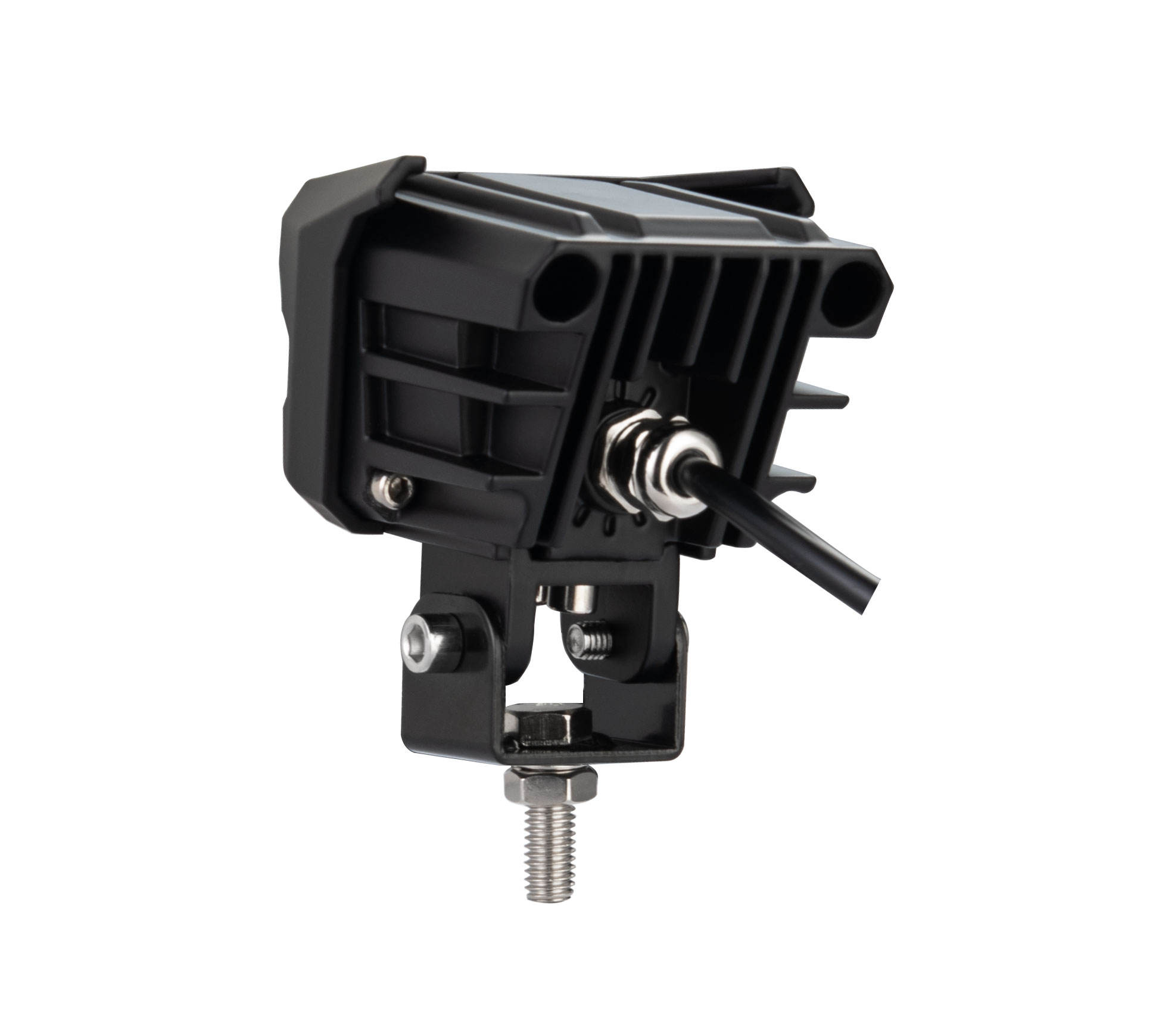 aluminum housing motorcycle led spotlight light back