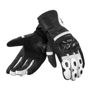 carbon fiber winter motorcycle gloves front