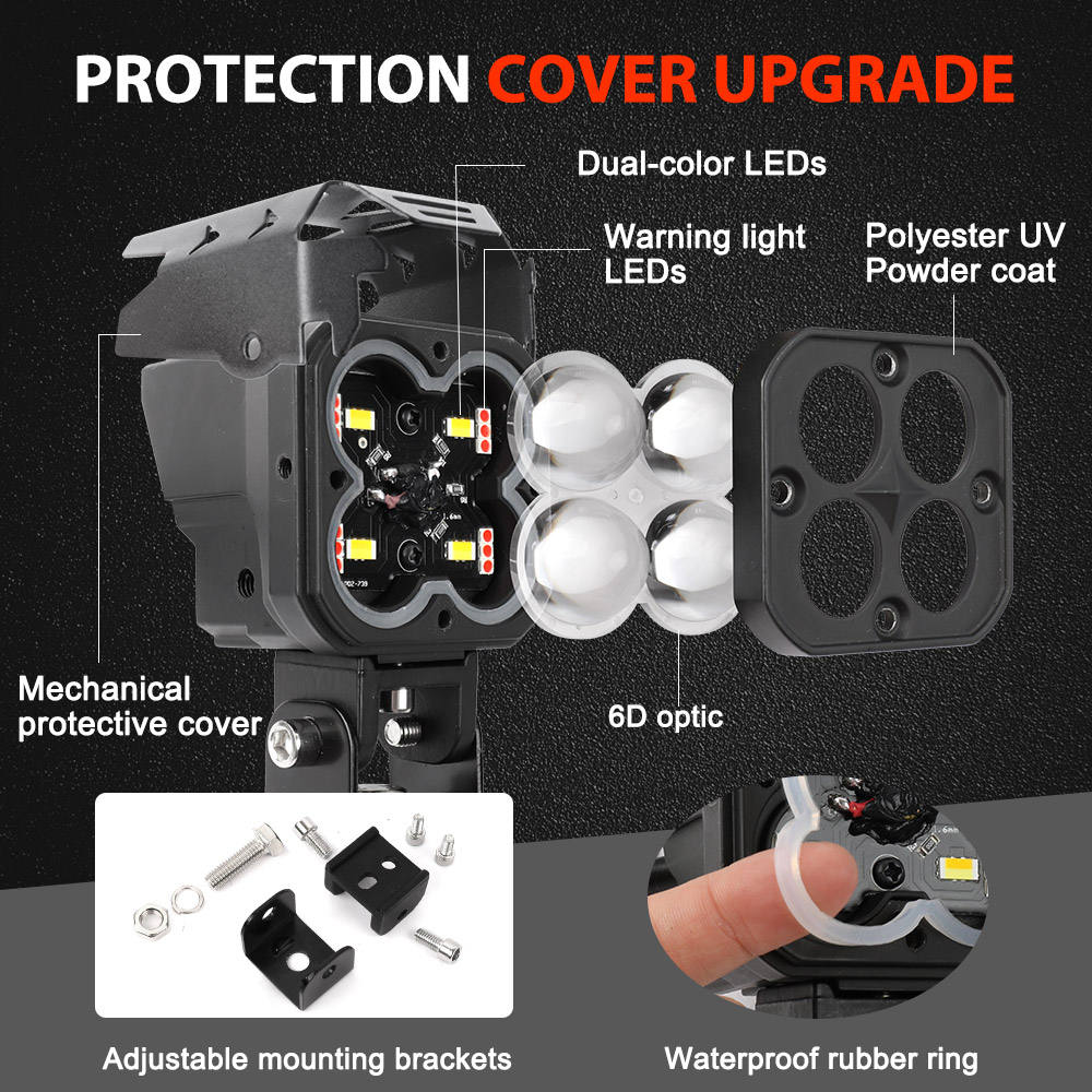 demon eye motorcycle auxiliary light details