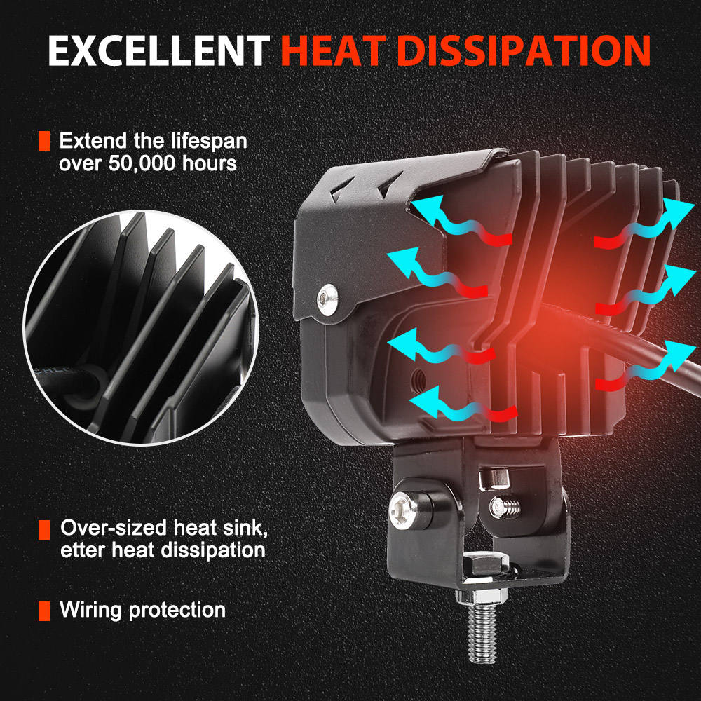 demon eye motorcycle auxiliary light fan