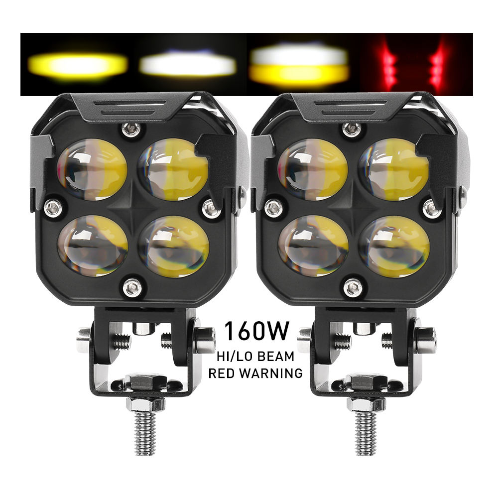 4LED Demon-Eye Motorcycle Auxiliary Light