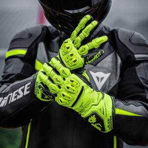 leather motorcycle gt gloves front