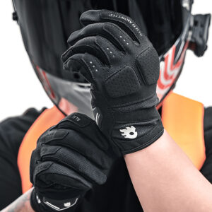 lightweight motorcycle gloves black