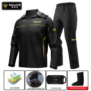 lightweight motorcycle raincoat set