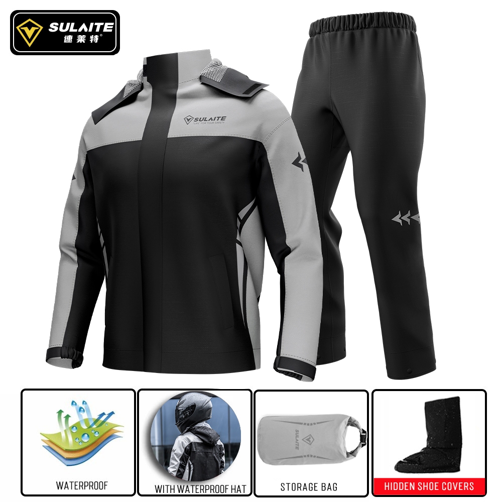 lightweight motorcycle raincoat set waterproof sulaite for men lightweight motorcycle raincoat set waterproof sulaite for men