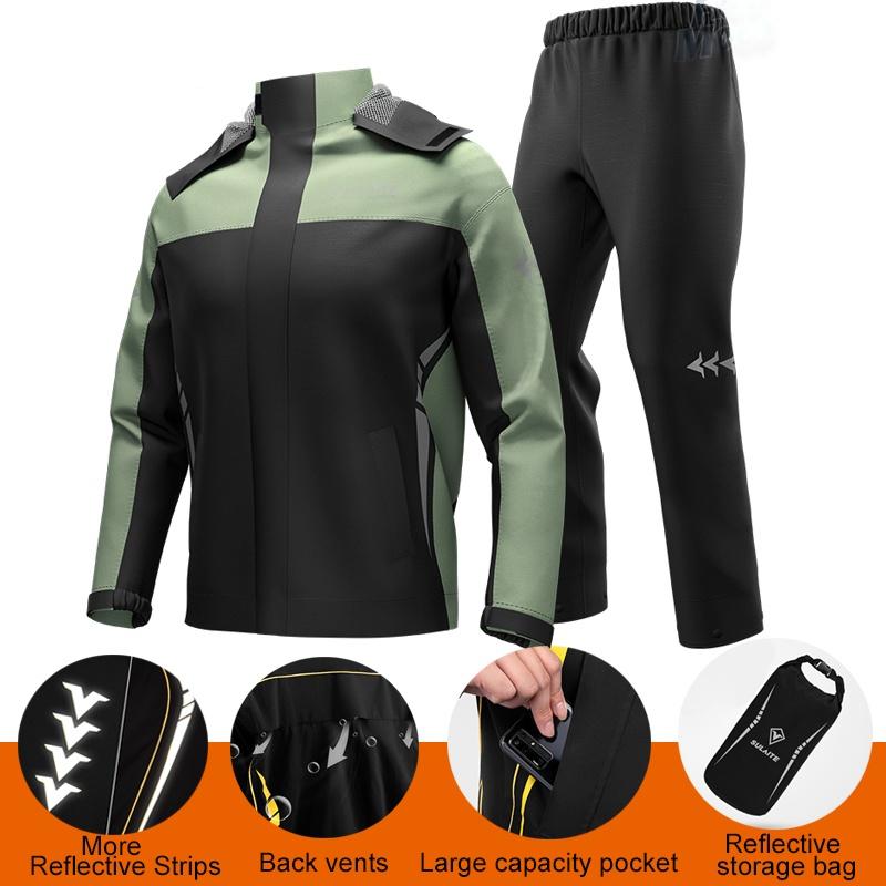 lightweight motorcycle raincoat set waterproof sulaite for men lightweight motorcycle raincoat set waterproof sulaite for men