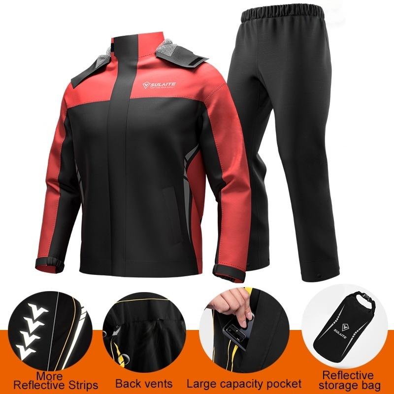 lightweight motorcycle raincoat set waterproof sulaite for men lightweight motorcycle raincoat set waterproof sulaite for men