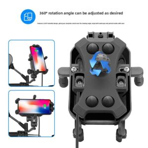motorcycle phone holder with usb charger (2)