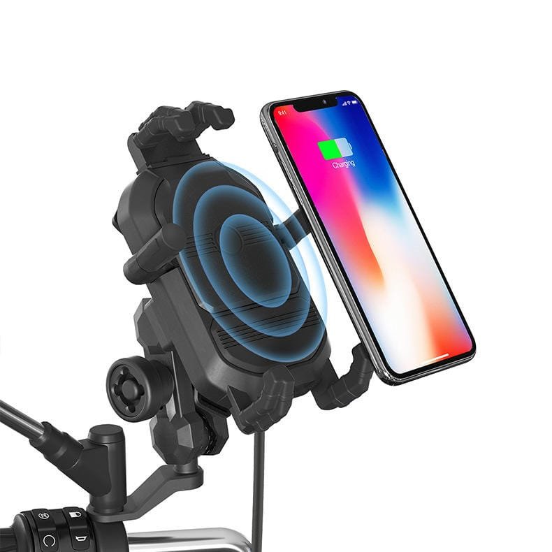 motorcycle phone holder with usb charger 1