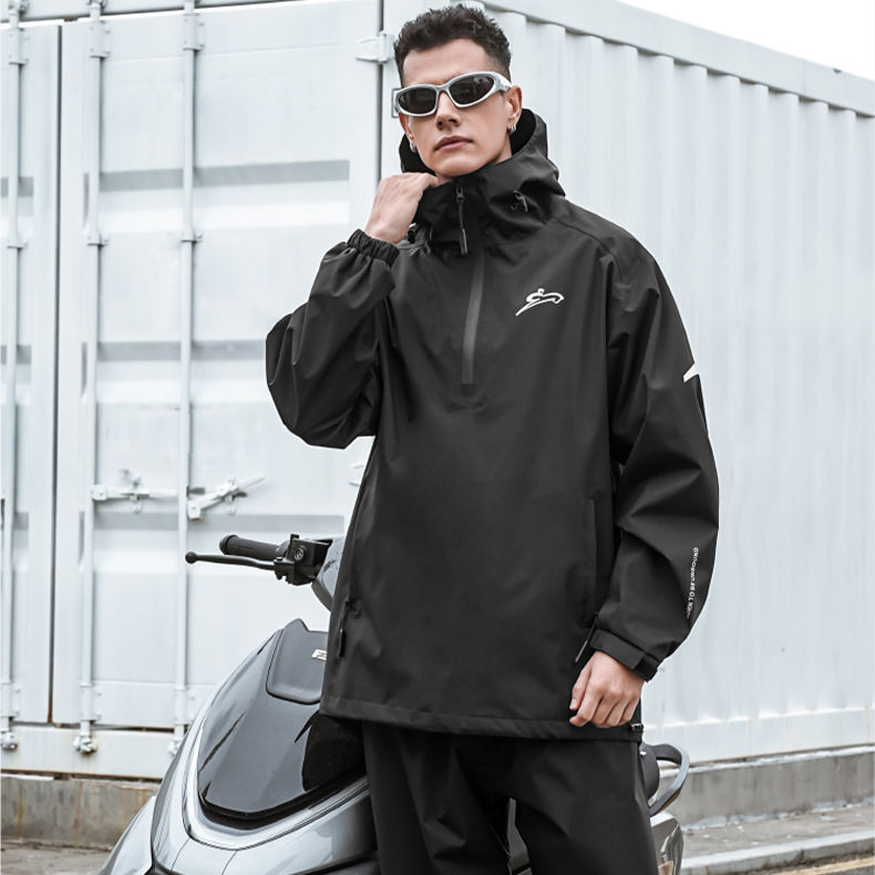 motorcycle rain gear for riding waterproof anti rainstorm reflective suit set motorcycle rain gear for riding waterproof anti rainstorm reflective suit set