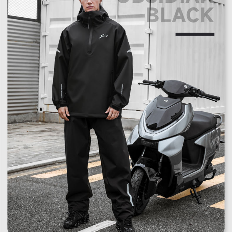 motorcycle rain gear for riding waterproof anti rainstorm reflective suit set motorcycle rain gear for riding waterproof anti rainstorm reflective suit set