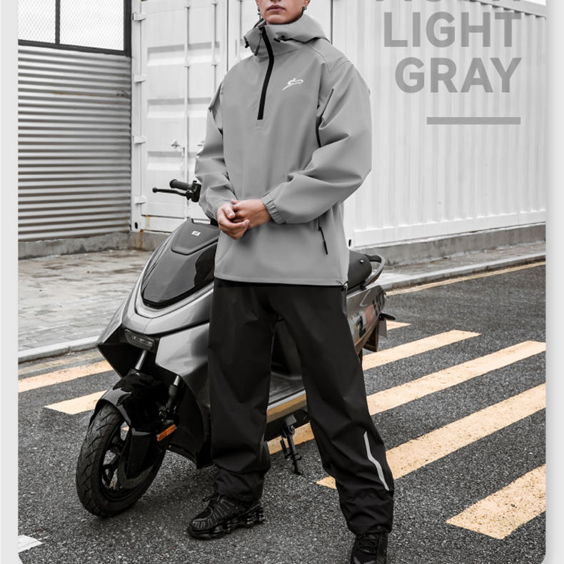 motorcycle rain gear for riding waterproof anti rainstorm reflective suit set motorcycle rain gear for riding waterproof anti rainstorm reflective suit set