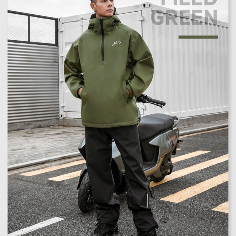 motorcycle rain gear for riding waterproof anti rainstorm reflective suit set motorcycle rain gear for riding waterproof anti rainstorm reflective suit set