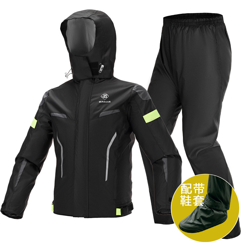 motorcycle rain jacket and pants set waterproof oxford rain suit for riding motorcycle rain jacket and pants set waterproof oxford rain suit for riding
