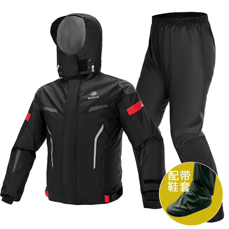 motorcycle rain jacket and pants set waterproof oxford rain suit for riding motorcycle rain jacket and pants set waterproof oxford rain suit for riding