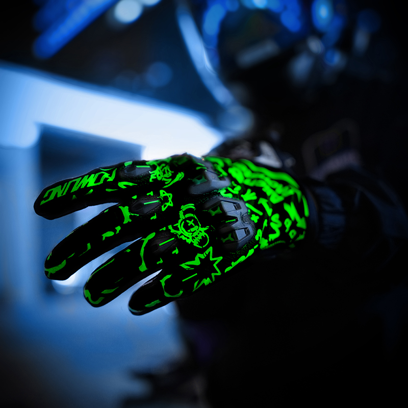 noctilucent motorcycle gloves front noctilucent motorcycle gloves front