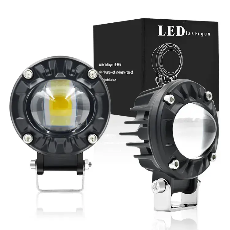 Single-Lens LED Motorcycle Auxiliary Light