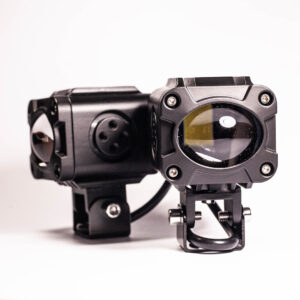 single projector motorcycle spotlight main front