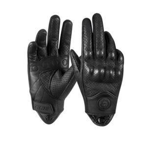 summer leather motorcycle gloves