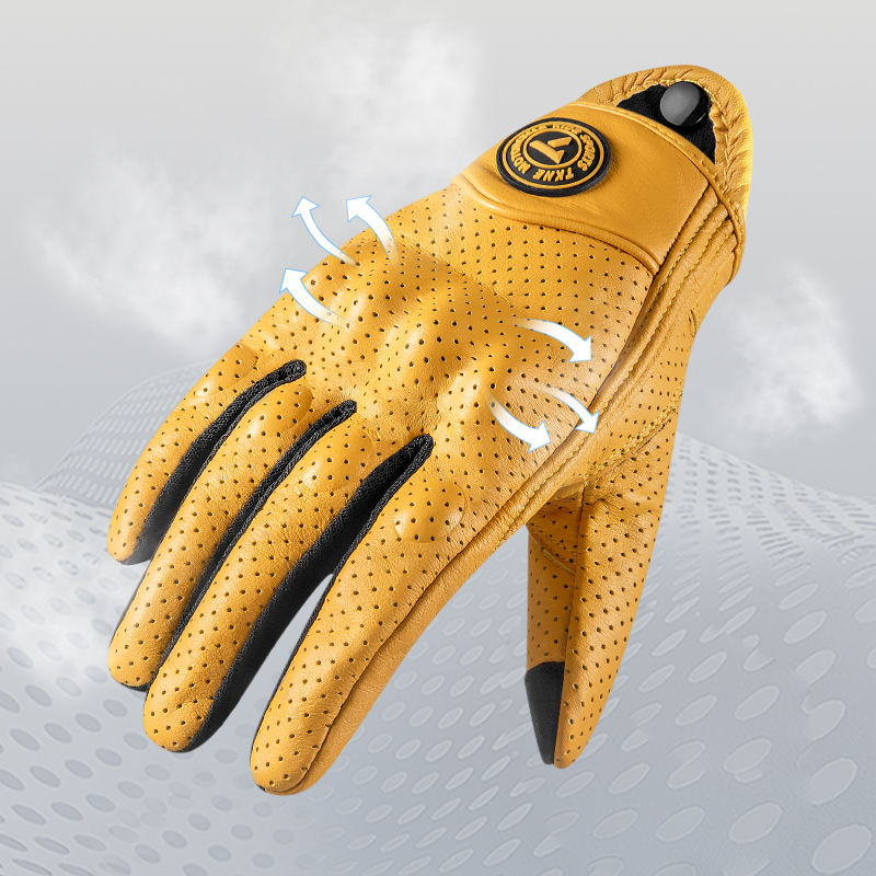 summer leather motorcycle gloves breathable summer leather motorcycle gloves breathable
