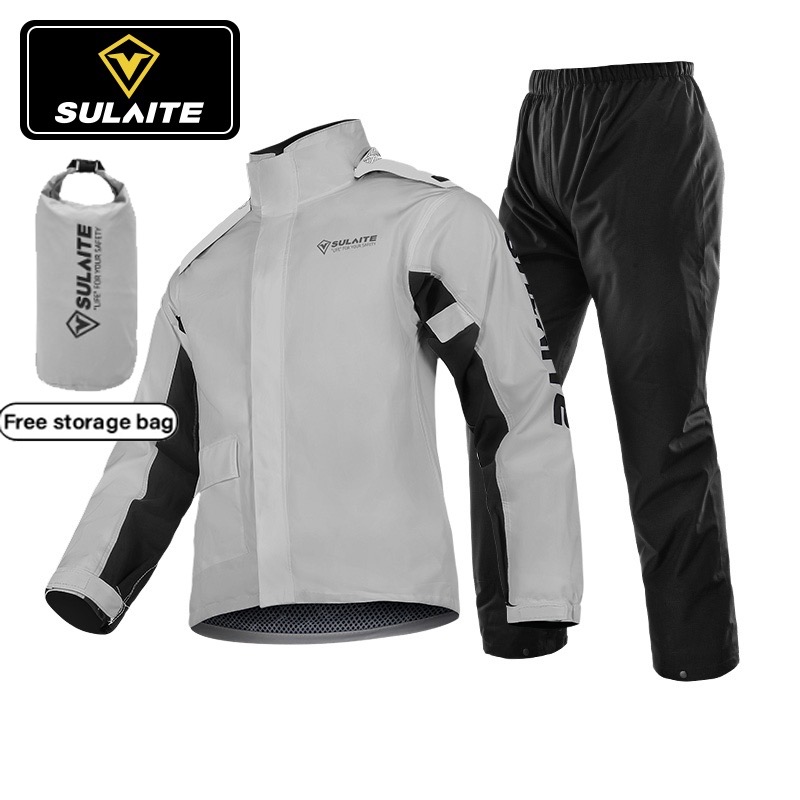 waterproof motorcycle rain suit gray waterproof motorcycle rain suit gray