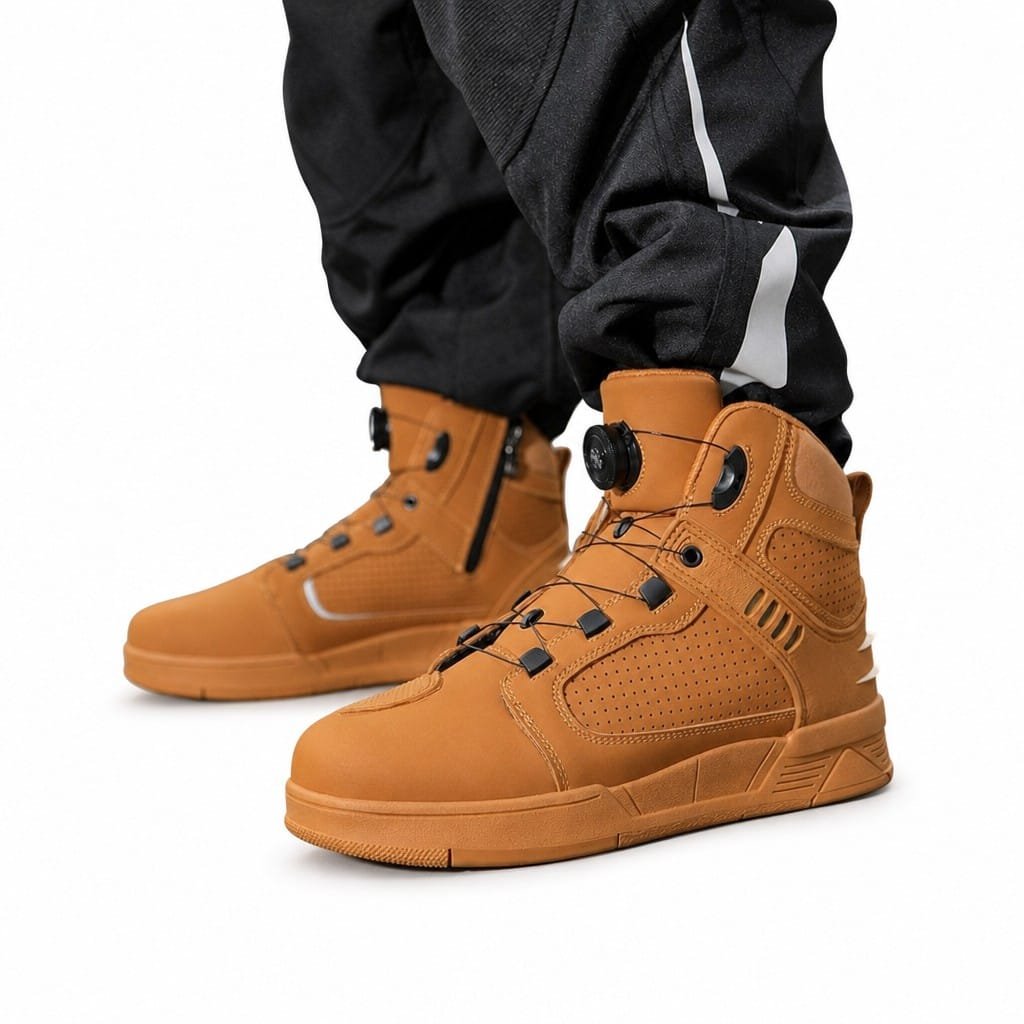 Motorcycle Riding Boots Breathable Lightweight Commuter Shoes - Image 3