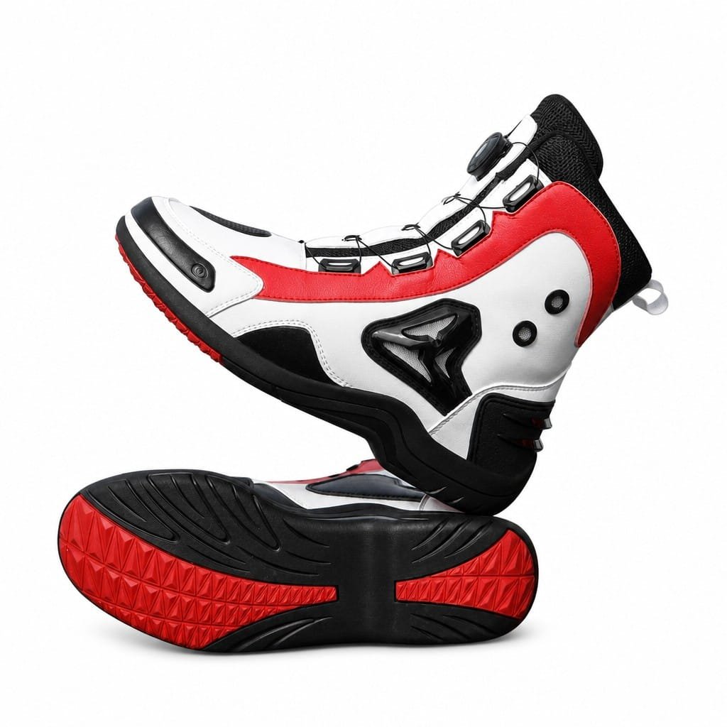 Motorcycle Riding Boots Waterproof Commuter Touring Shoes - Image 2