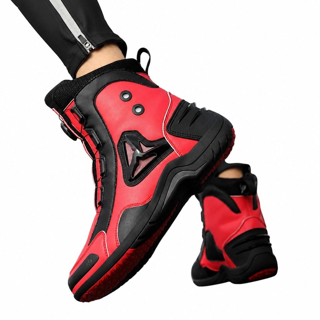 Motorcycle Riding Boots Waterproof Commuter Touring Shoes - Image 3