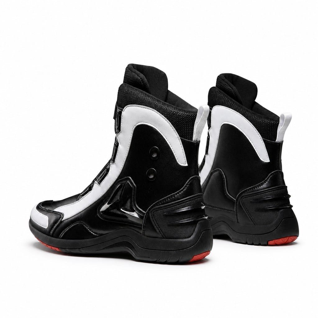 Motorcycle Riding Boots Waterproof Commuter Touring Shoes - Image 6
