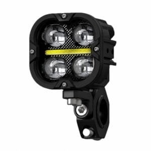 Motorcycle Fog Light 160W 4-Lens Dual Color DRL Auxiliary Light