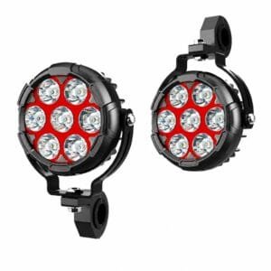 Motorcycle GR7 LED Spot Light 120W with DRL and Strobe