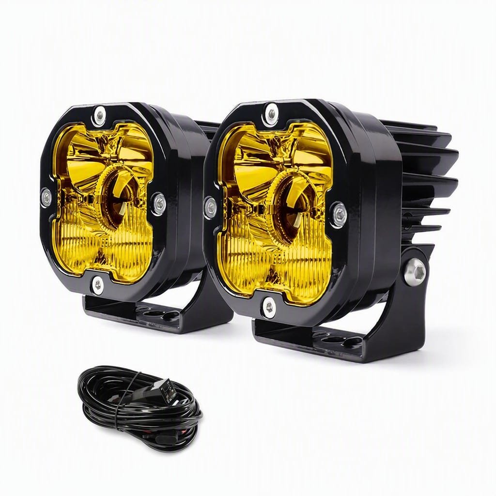 3 Inch Cube Fog Pod Lights 140W Off-Road LED Light Bar - Image 4