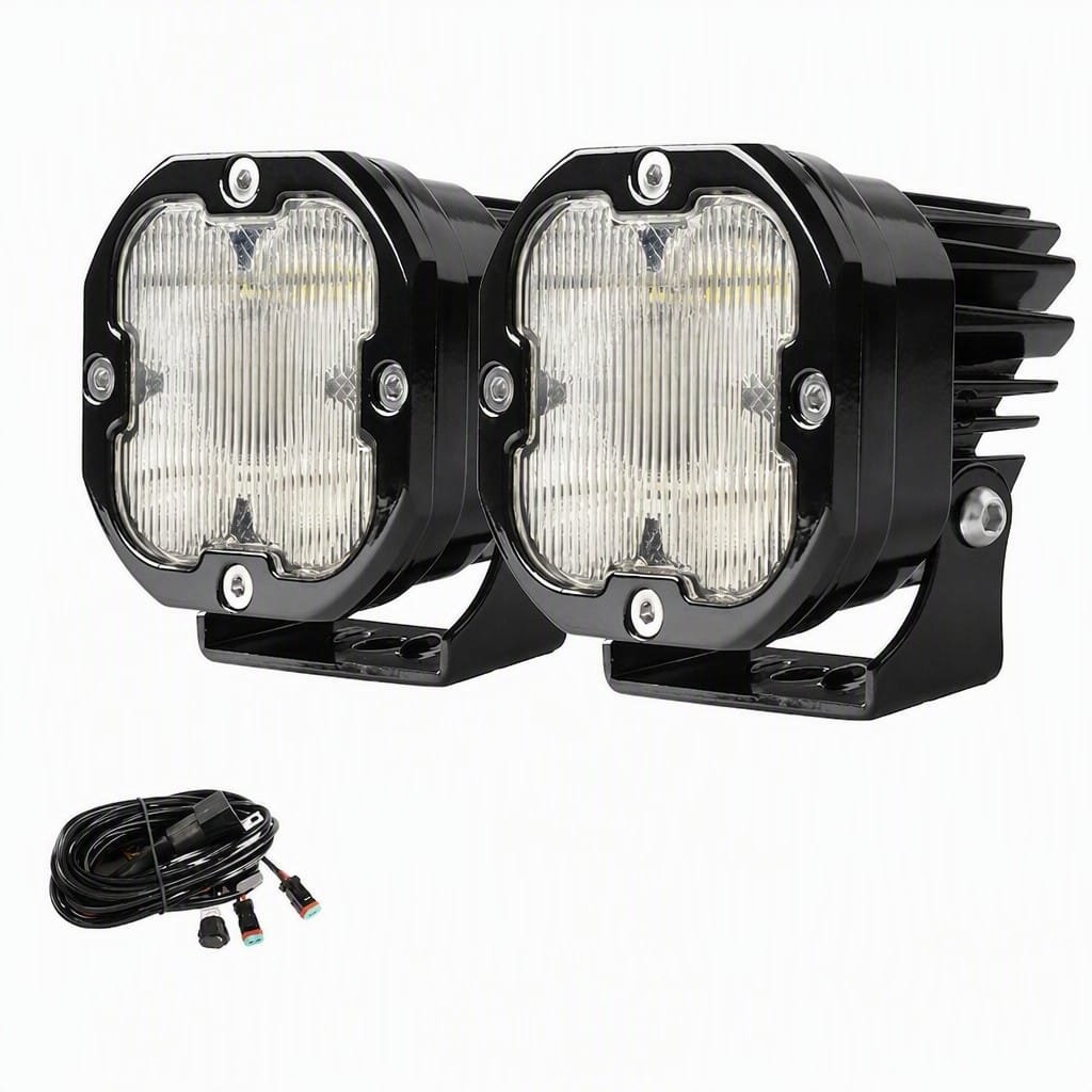3 Inch Cube Fog Pod Lights 140W Off-Road LED Light Bar - Image 5
