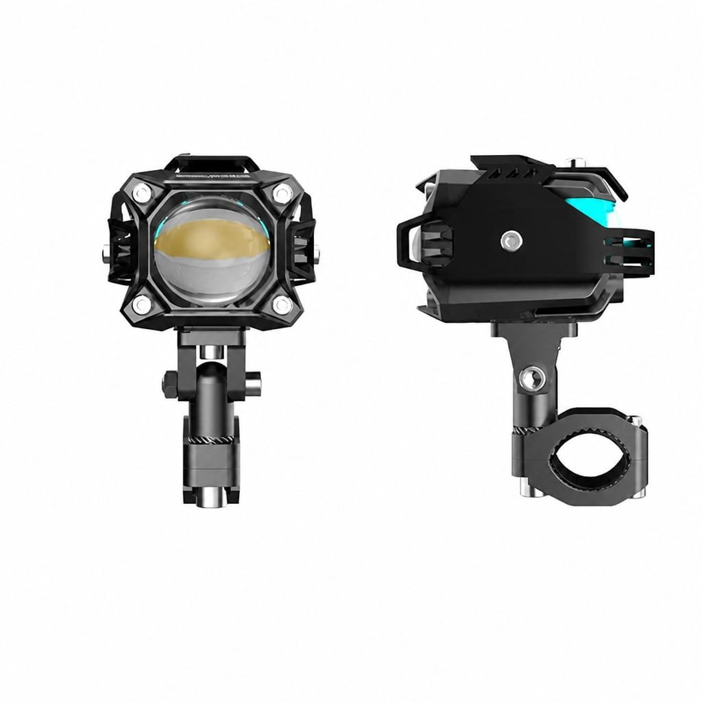 Motorcycle Road Light 120W Dual Color High Low Beam Auxiliary Light - Image 5