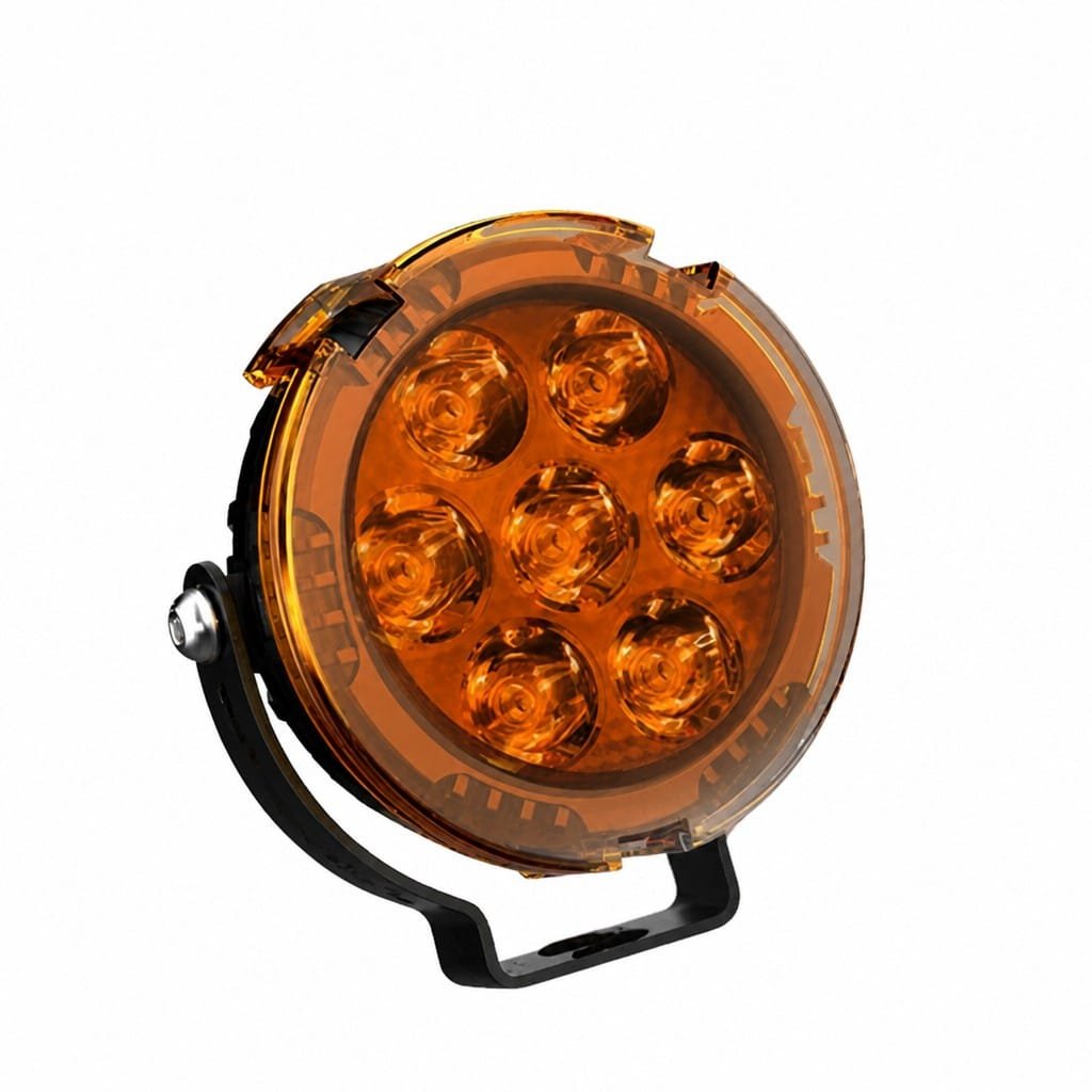 Motorcycle Spot Light 120W 7LED Anti-Drain Waterproof Lamp - Image 2