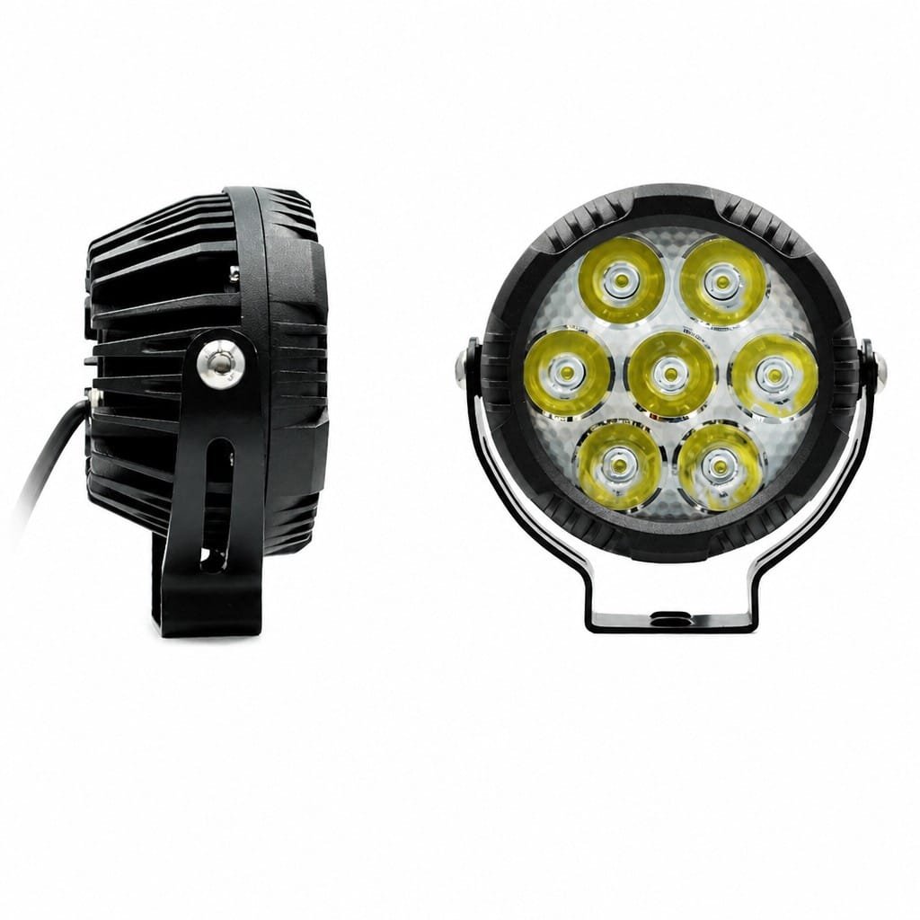 Motorcycle Spot Light 120W 7LED Anti-Drain Waterproof Lamp - Image 4