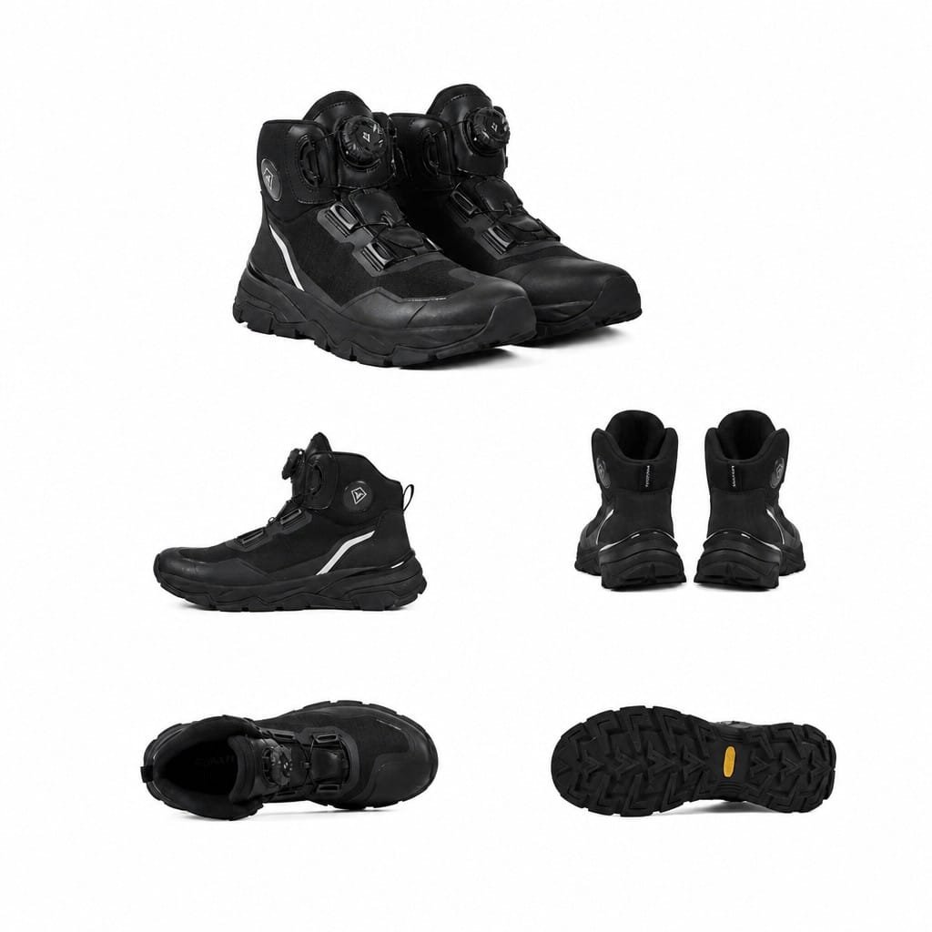 Motorcycle Riding Boots Breathable Summer Protective Shoes - Image 4