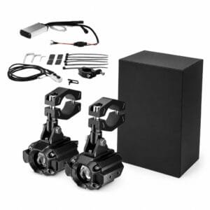 Motorcycle Auxiliary Light ADV 35W Dual Color Crash Bar LED Light