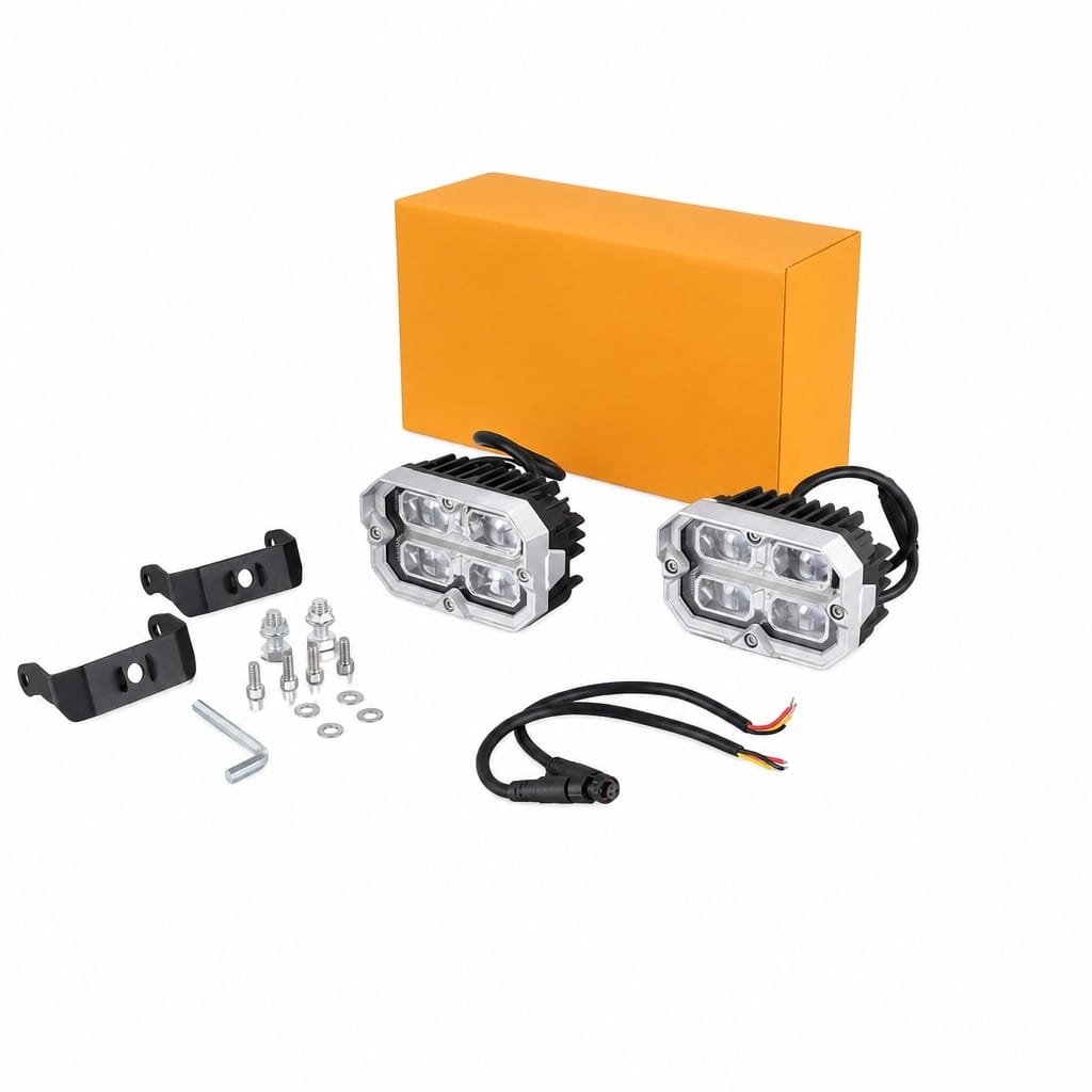 4x4 LED Light 92W Sequential Dynamic Off-Road Fog Light - Image 2