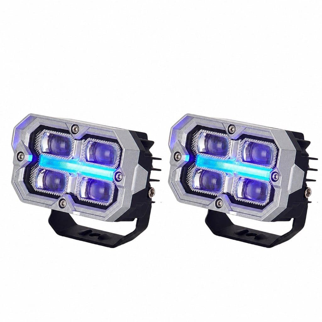 4x4 LED Light 92W Sequential Dynamic Off-Road Fog Light - Image 3
